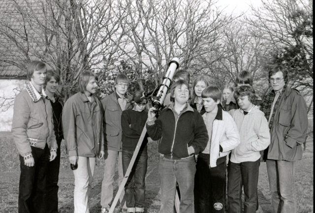 Amatörsektionen har möte vid Astrohuset 1979