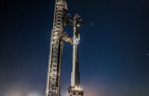 Starship Flight 6 – uppskjutning kl. 22:00 Starship 6 på startplattan i Texas