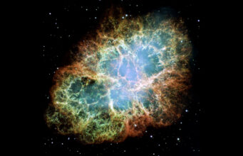 Krabbnebulosan – Supernova i Oxens stjärnbild Krabbnebulosan M1