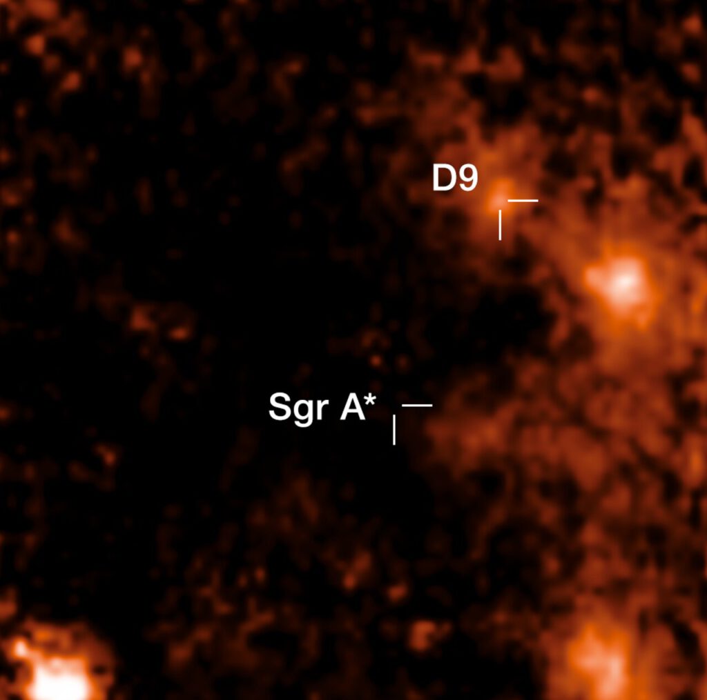 Dubbelstjärnan D9 och Sagittarius A*