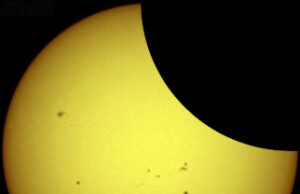 Solvisning – partiell solförmörkelse