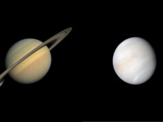 Venus och Saturnus i konjunktion idag Saturnus och Venus i konjunktion