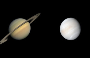 Venus och Saturnus i konjunktion idag Saturnus och Venus i konjunktion