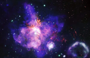 En bukett blomstrande stjärnor på Alla hjärtans dag Tarantelnebulosan