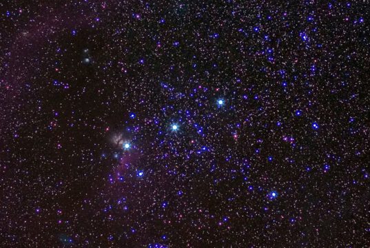 Orions bälte: de tre stjärnorna och deras historia Orions bälte på natthimlen